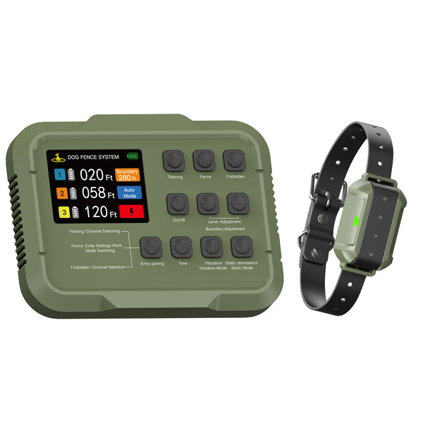 PetHey 3-in-1 Waterproof Wireless Dog Fence-F910Plus