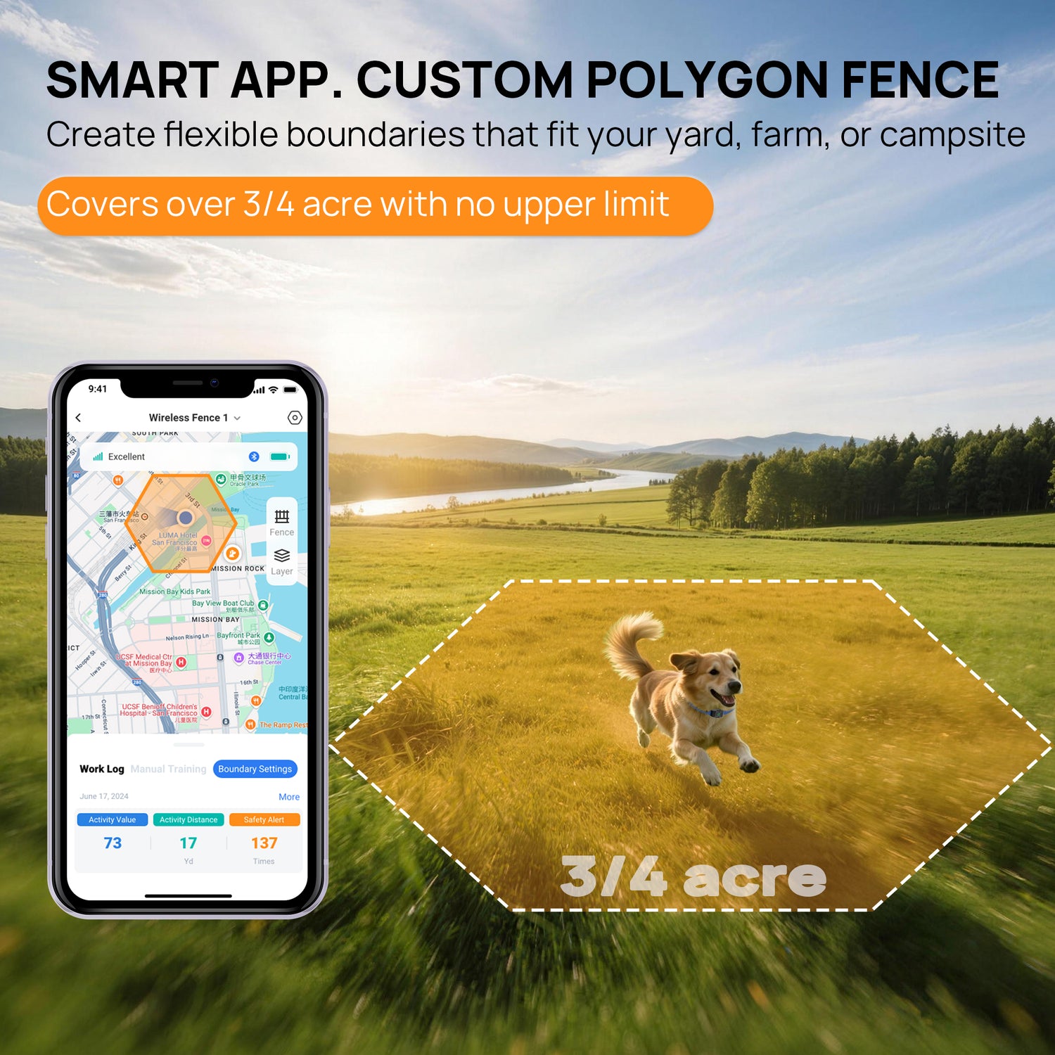 PetHey App-Based GPS Wireless Dog Fence F860 - F860_03