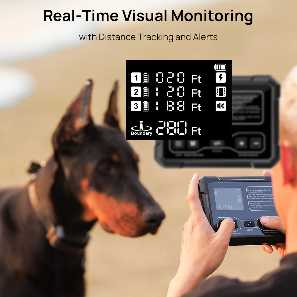 PetHey Radar Wireless Dog Fence for Backyards | F900