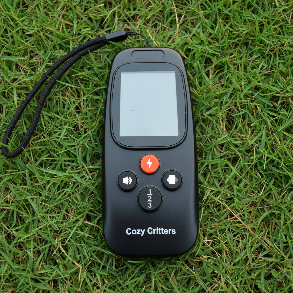 Cozy Critters Electro-dynamic apparatus for the remote control of signals for Dog Training Systems