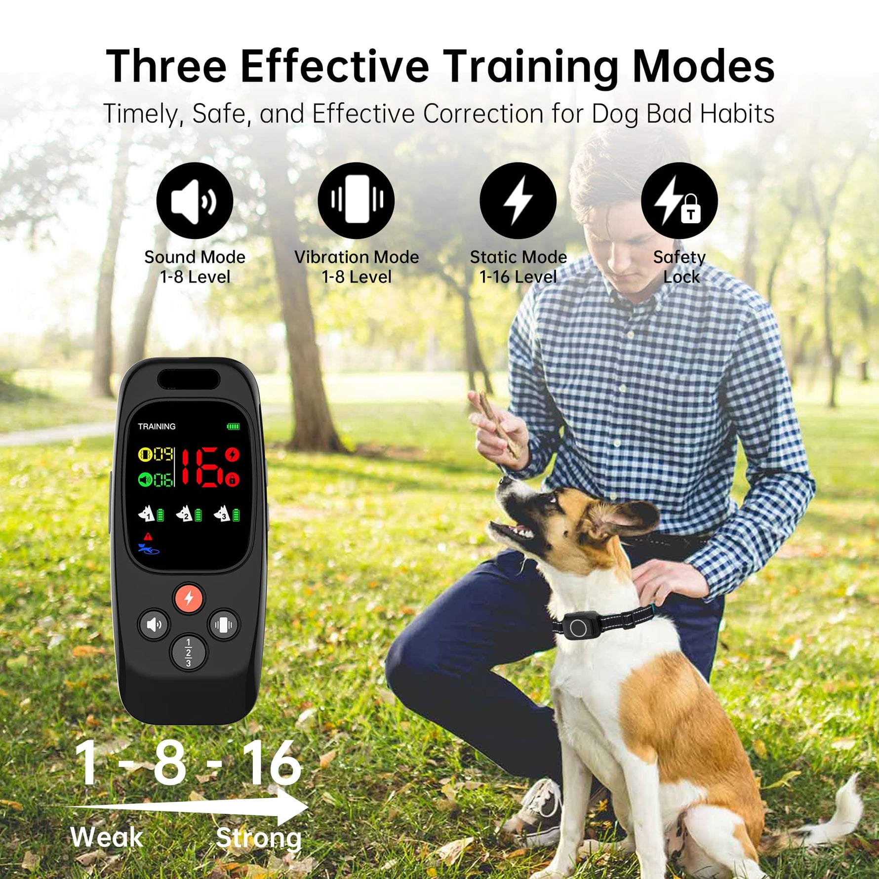 PetHey-T800-Training-Collar-1Dog-2