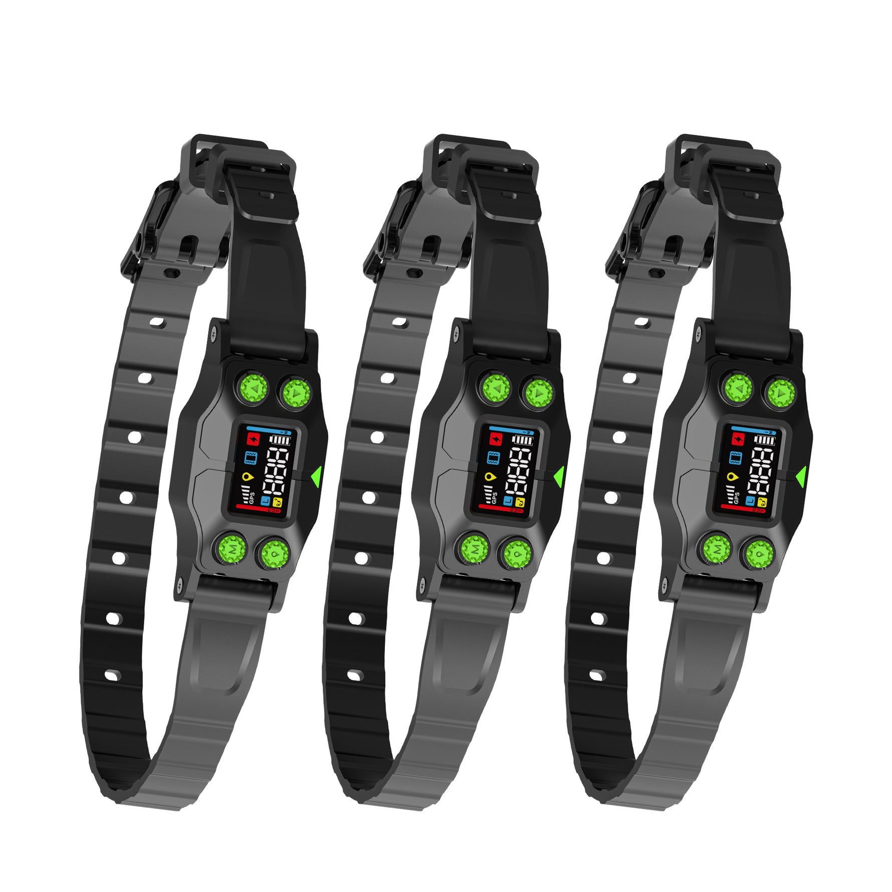 PetHey-Wireless-Dog-Fence-F830Plus-3Collar