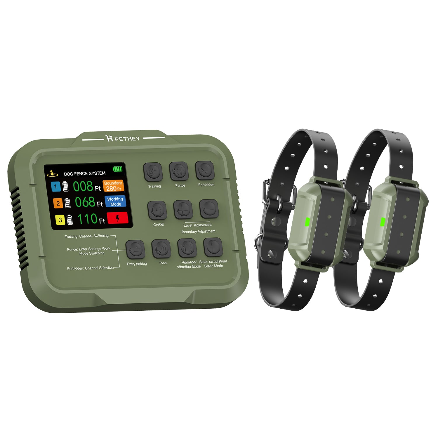 PetHey F910Plus Wireless Dog Fence - Most Accurate & Safe Solution