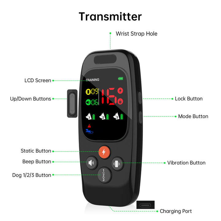 T800 2-in-1 Dog Training Collar